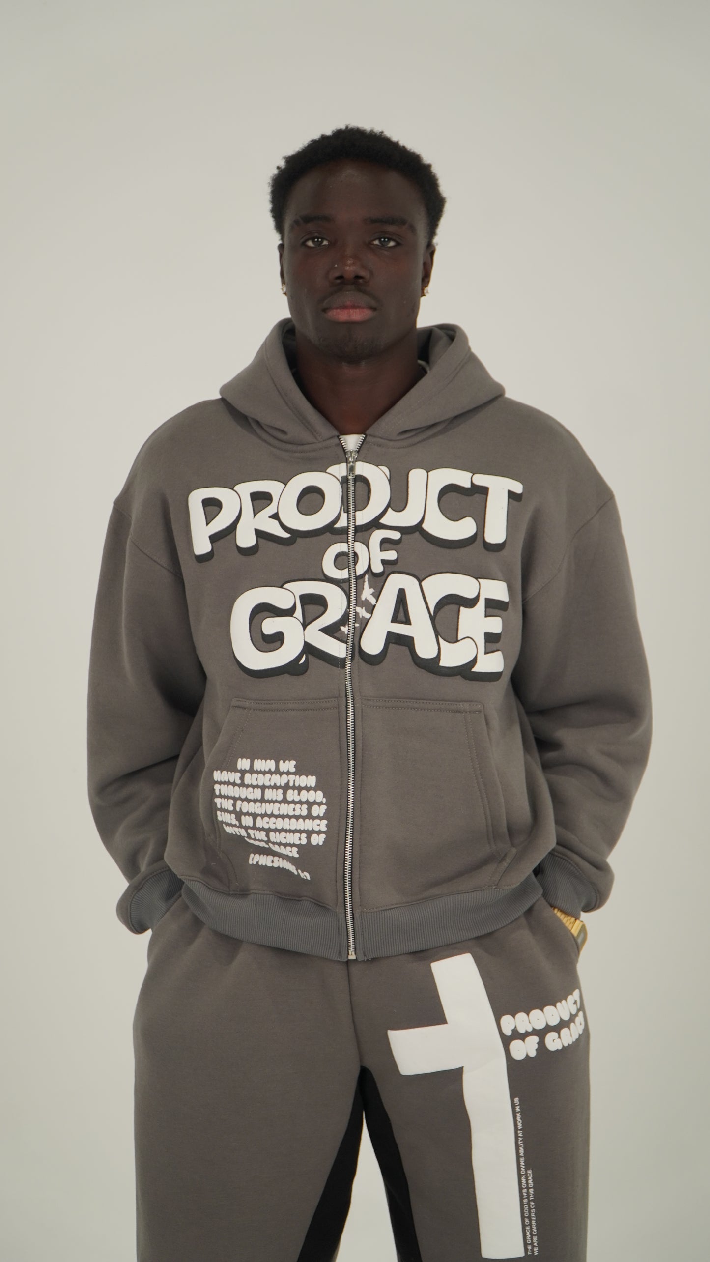GTH ZIP UP (GREY)
