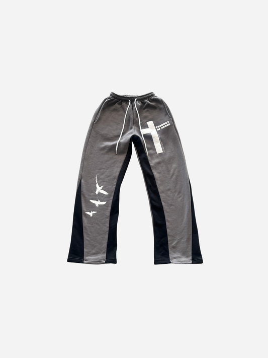 GTH FLARE PANTS (GREY)