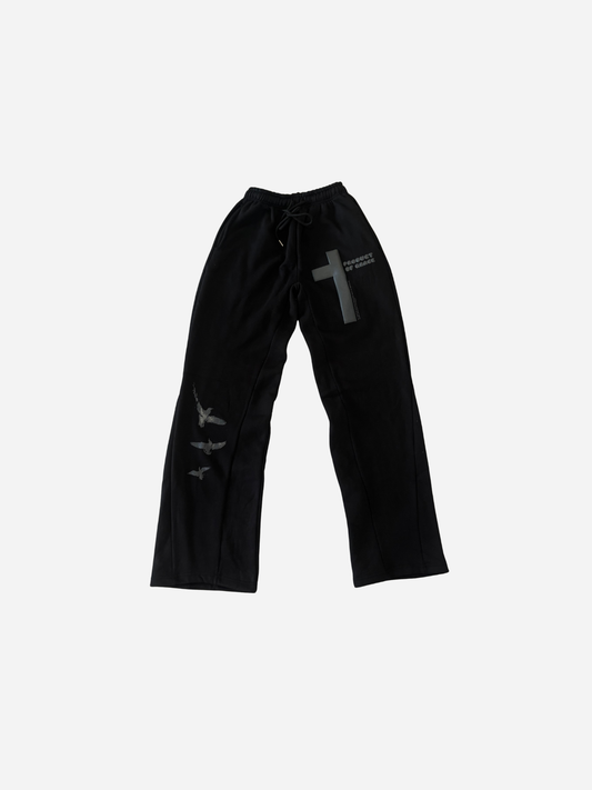GTH FLARE PANTS (BLACK)